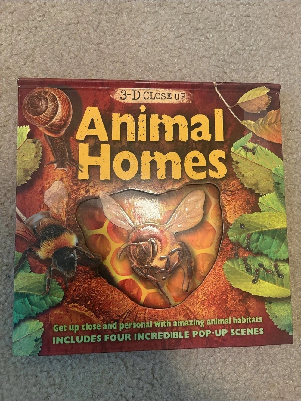 Silver Dolphin Books 3-D Close Up: Animal Homes Pop-Up Book